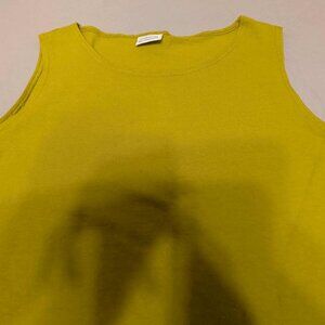 Pacific Cotton Sleeveless Tunic Top Womens Medium, Green  No Flaws Pullover